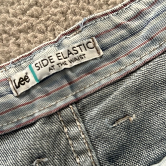 VTG lee side elastic at the waist mom jeans size 18W - Picture 4 of 7